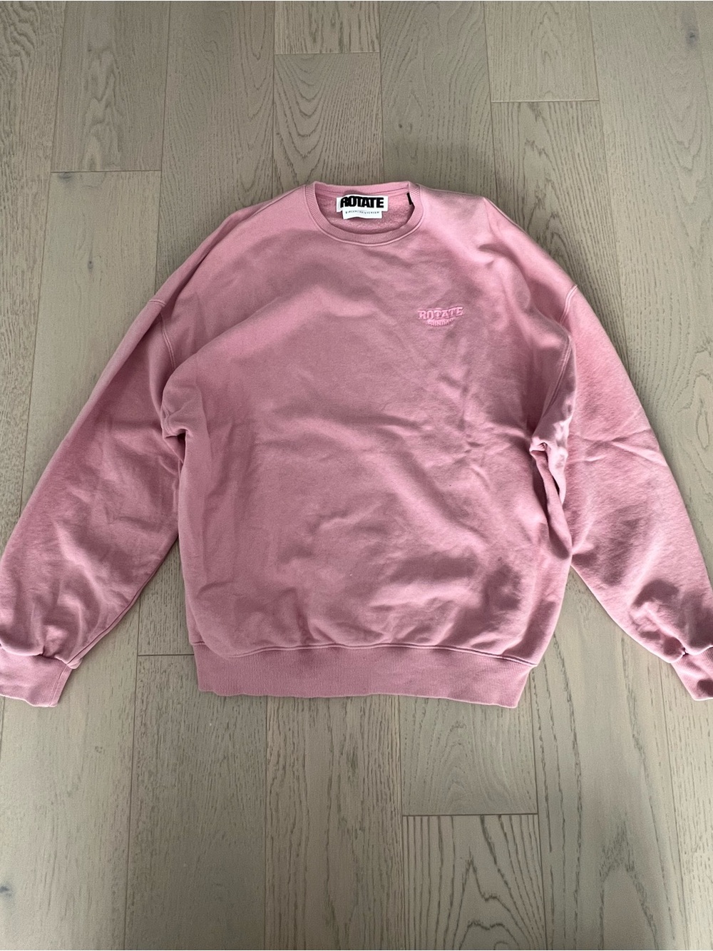 Rotate Birger Christensen Pink Crewneck Sweatshirt